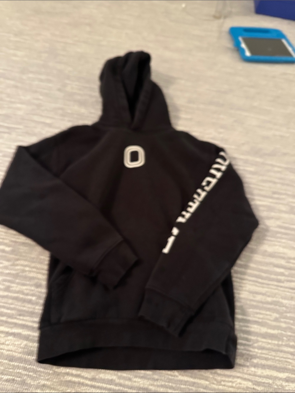 Kids Black Overtime Hoodie Sweatshirt